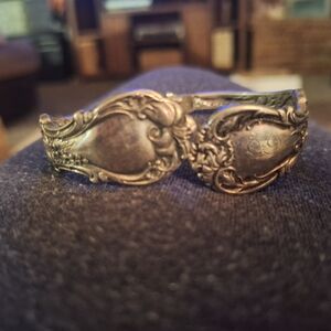 Elegant Silver Spoon Bracelet